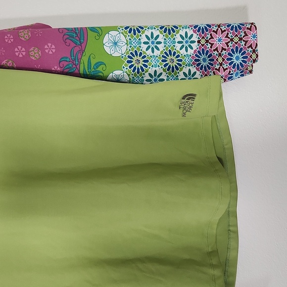 North Face Vapor Wick Colorful Shirt size L Green Purple Pink - Picture 3 of 13